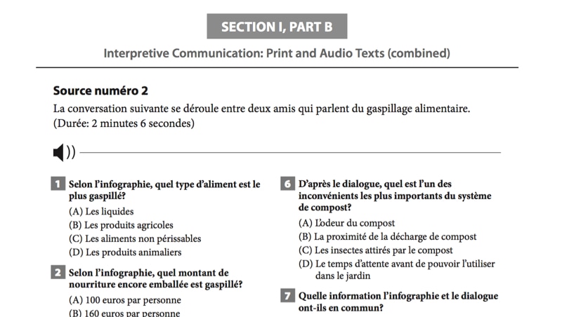 Interpretive Communication Print and Audio Texts (combined)